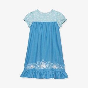 NIB Posh Peanut x Frozen Elsa Flannelette Nightgown 5-6T